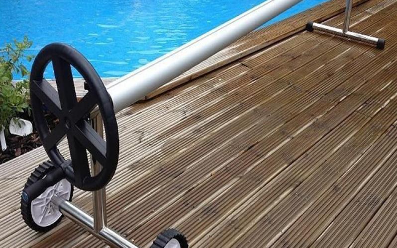 Wholesale High Quality Stainless Steel Swimming Pool Cover Roller with Aluminum Pole